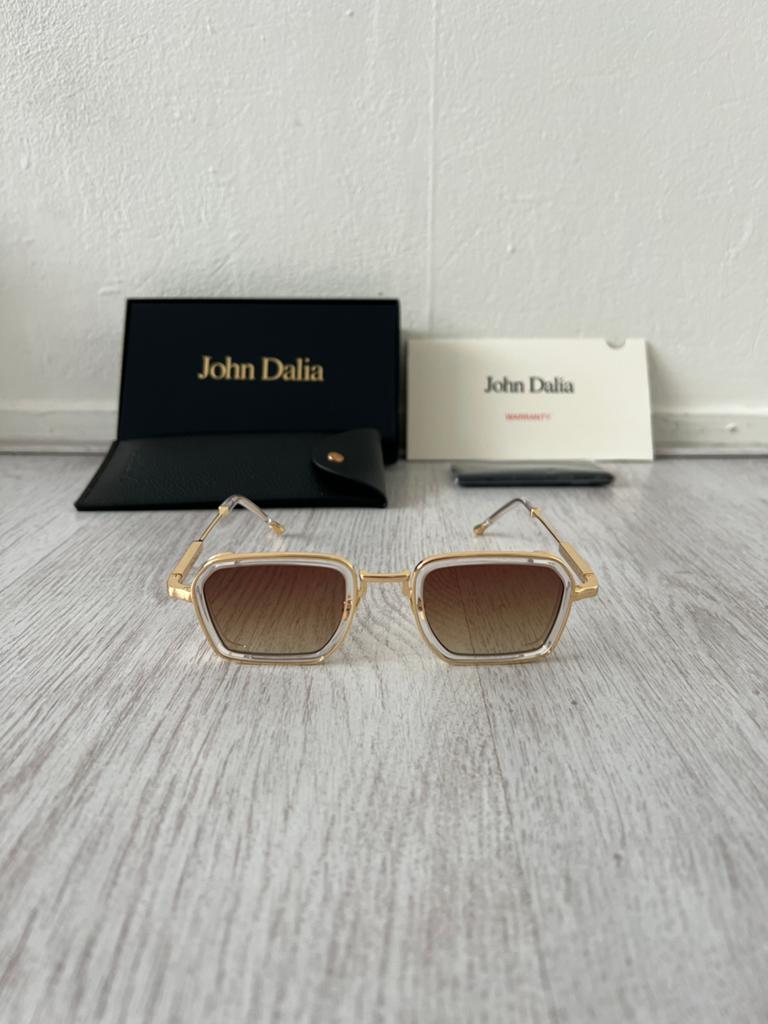 John Dalia Cillian (nieuw), Sieraden, Tassen en Uiterlijk, Zonnebrillen en Brillen | Heren, Overige merken, Zonnebril, Bruin, Nieuw