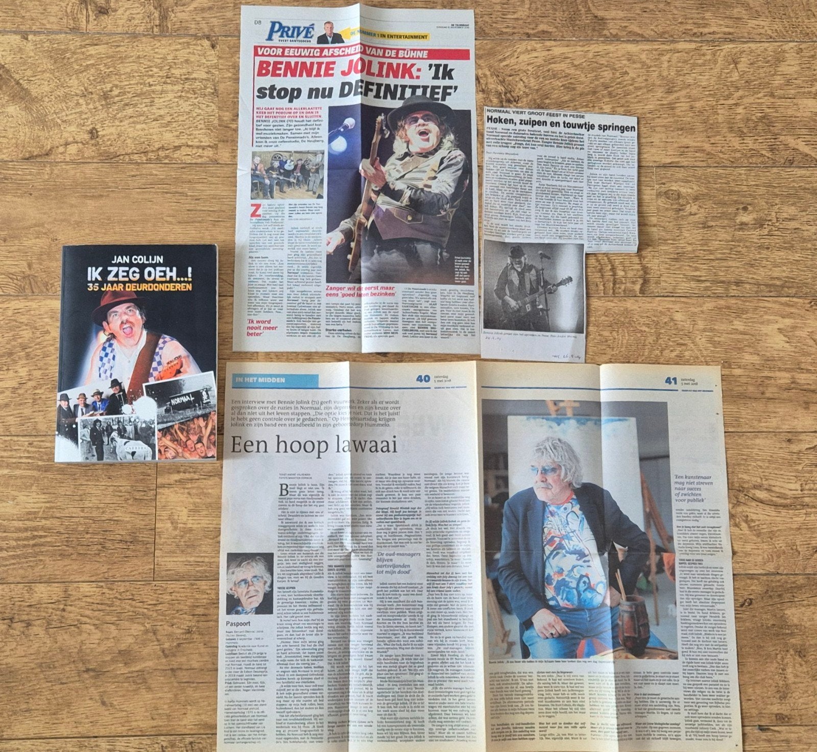 Ik Zeg Oeh...! 35 Jaar Deurdonderen met krantenknipsels, Ophalen of Verzenden, Zo goed als nieuw, Artiest, Jan colijn