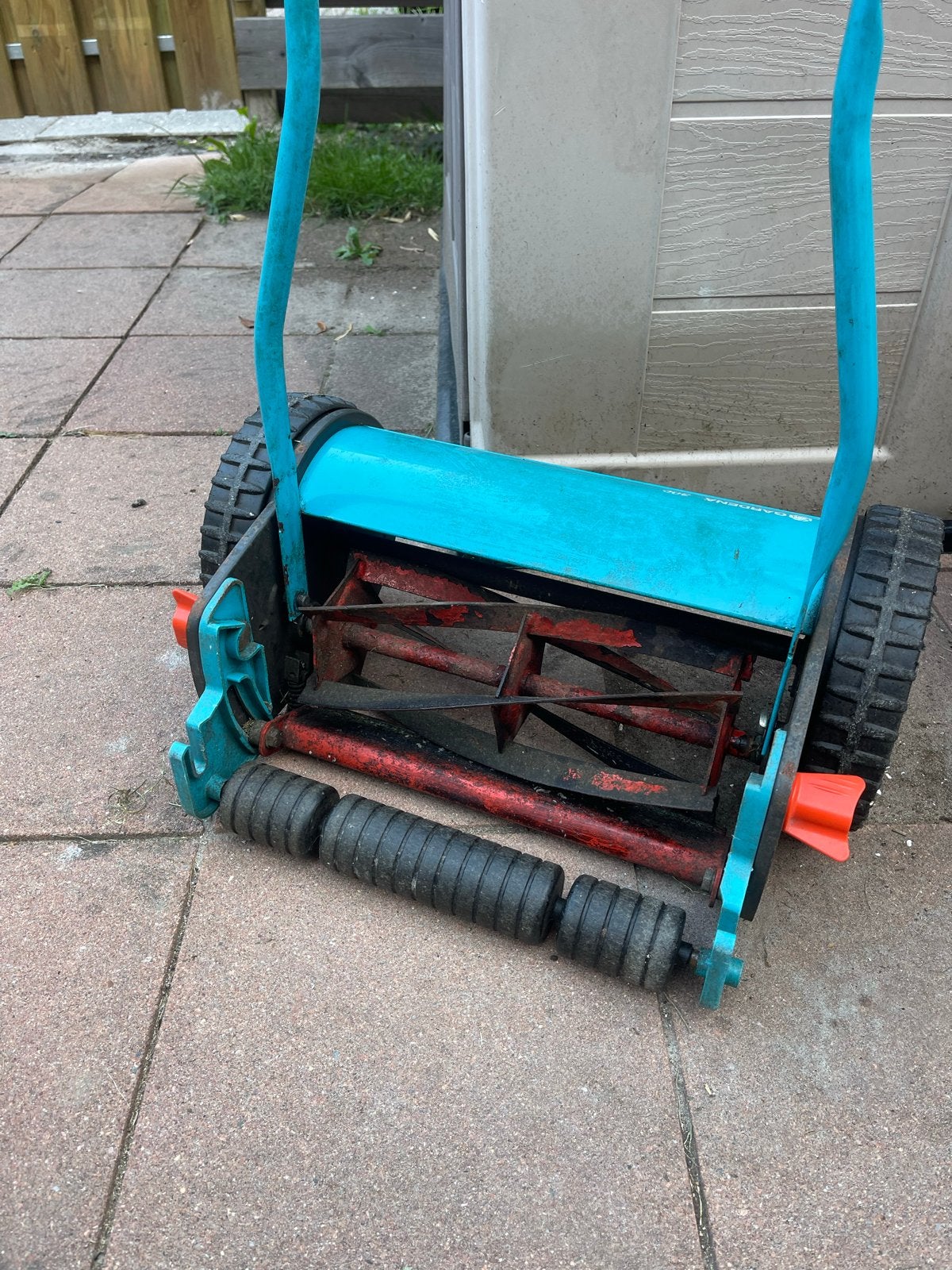 Gardena 300 Kooimaaier - Heeft Liefde Nodig, Ophalen, Gebruikt, Handgrasmaaier, 30 t/m 39 cm