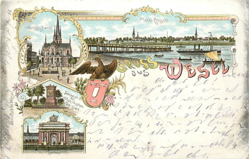 379-148-035 Wesel Litho, Verzenden, Voor 1920, Duitsland