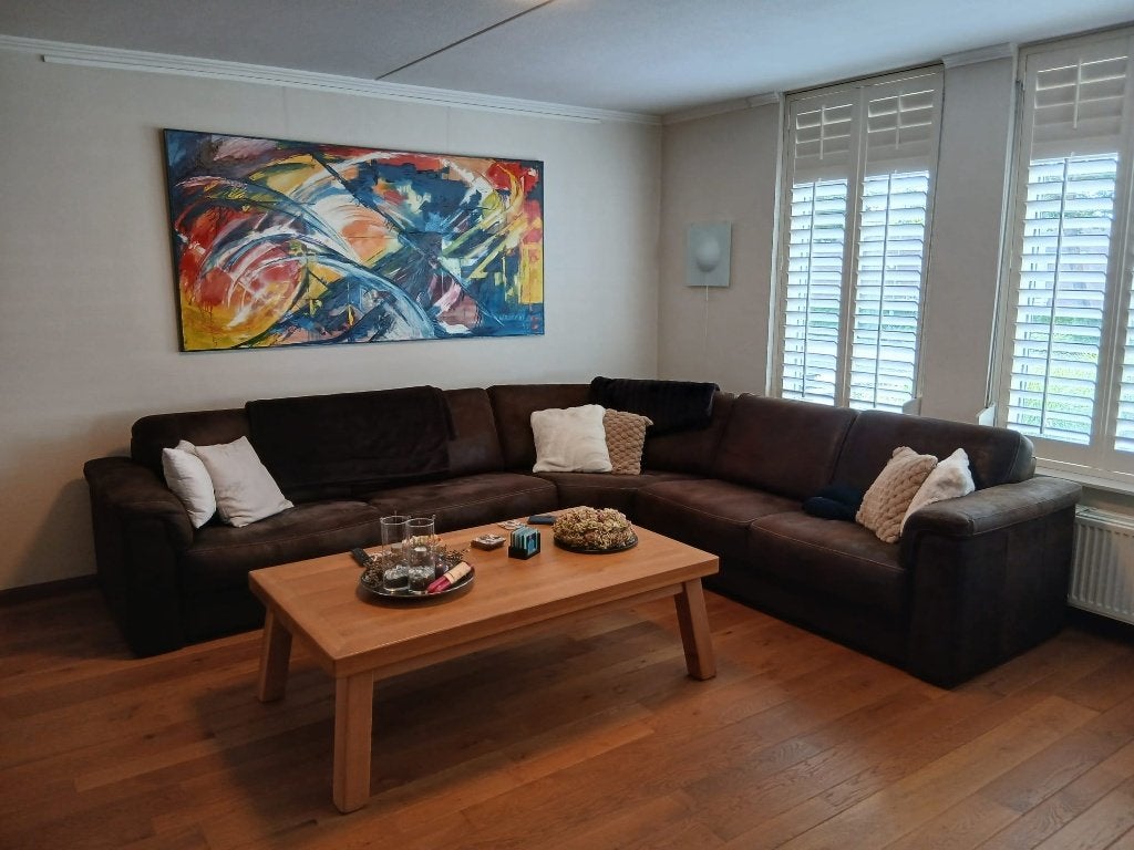 Abstracte schilderij, Ophalen