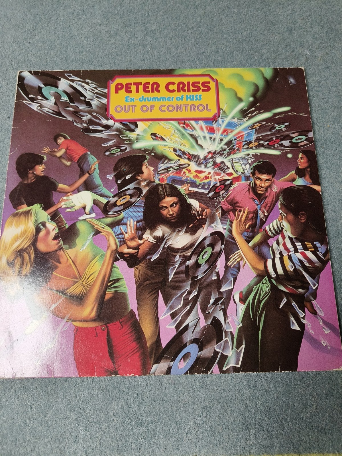 Peter Criss - Out of Control LP (Ex-drummer KISS), LP, Rock, Gebruikt, Ophalen of Verzenden