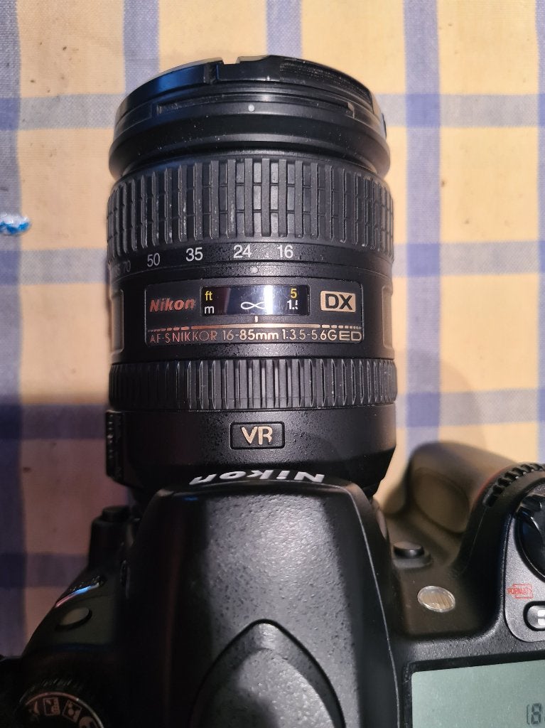 Nikkor AF-s 16-85 1-3.5 5.6 G ED DX VR Lens met Nikon D80, Ophalen, Gebruikt, Standaardlens, Zoom