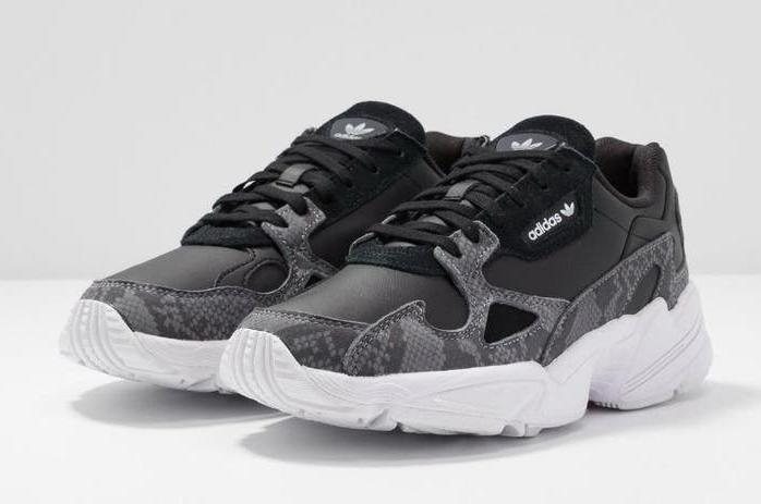 Adidas Originals Falcon Sneakers maat 39, zwart, leer, NwSt., Adidas, Zwart, Ophalen of Verzenden, Sneakers of Gympen