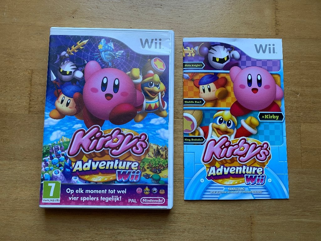 Kirby's adventure wii, Spelcomputers en Games, Games | Nintendo Wii, Ophalen of Verzenden, Zo goed als nieuw, Sport, 3 spelers of meer