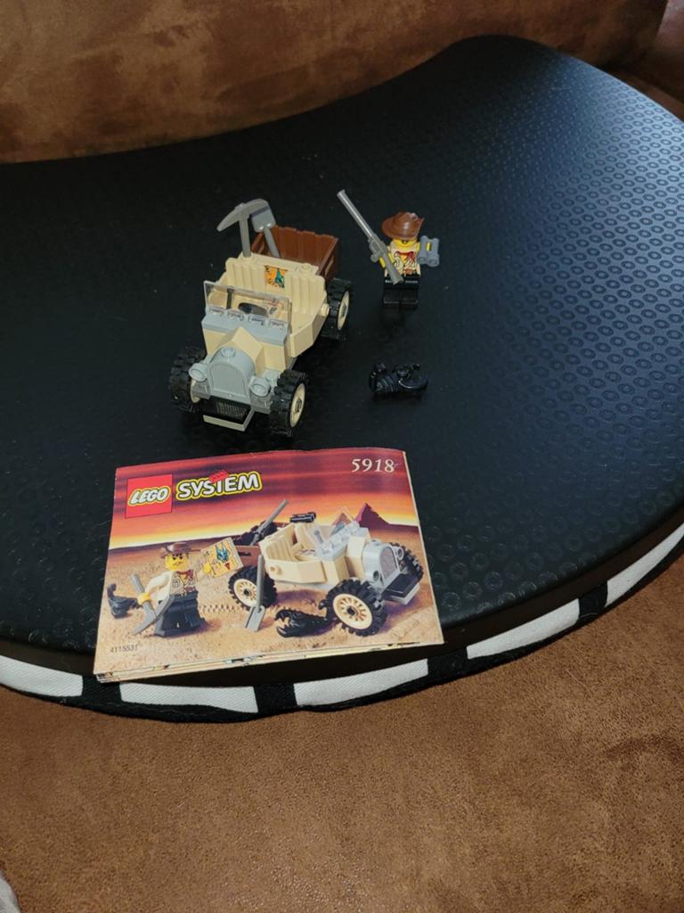 Lego set 5918 woestijnvoertuig, Ophalen of Verzenden, Zo goed als nieuw