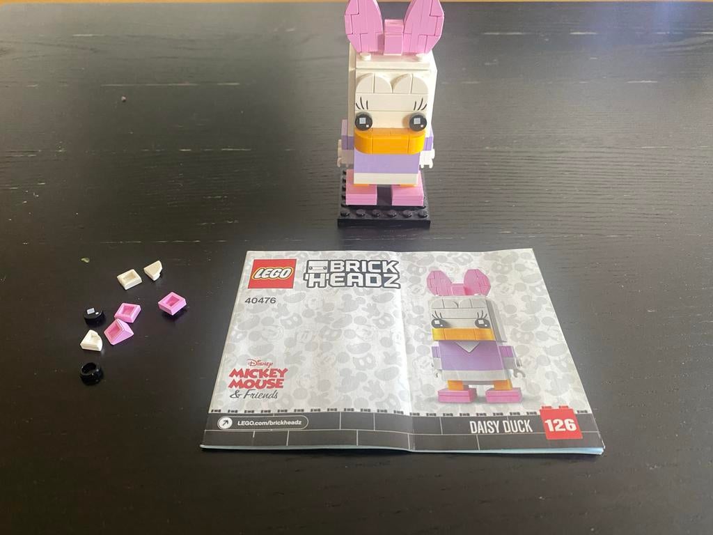 LEGO BrickHeadz Daisy Duck 404767, Kinderen en Baby's, Speelgoed | Duplo en Lego, Gebruikt, Lego, Complete set, Inclusief instructies
