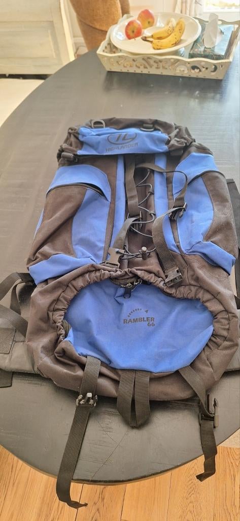 Highlander Rambler 66L Trekking Rugzak - Zo goed als nieuw, 40 cm of meer, Zo goed als nieuw, Waterdicht, 60 cm of meer