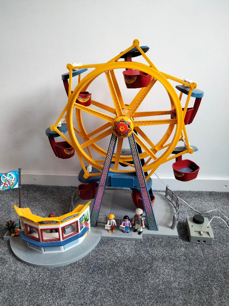 Een prachtig reuzenrad van de playmobil te koop!, Kinderen en Baby's, Speelgoed | Playmobil, Ophalen, Zo goed als nieuw, Complete set
