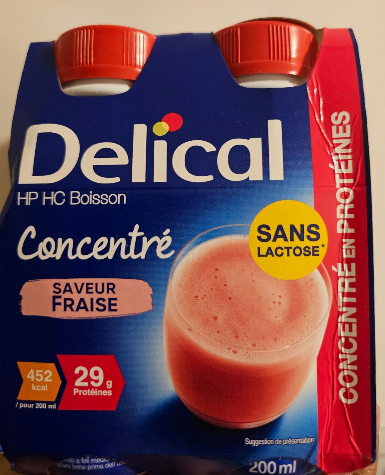 Delical Protein Drink Aardbei, Diversen, Levensmiddelen, Ophalen