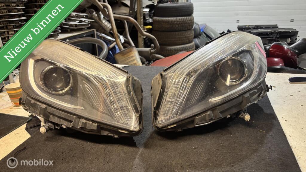 Koplampen origineel  set Mercedes A-klasse W176 (12-18), Auto-onderdelen, Verlichting, Gebruikt, Mercedes-Benz, Ophalen of Verzenden