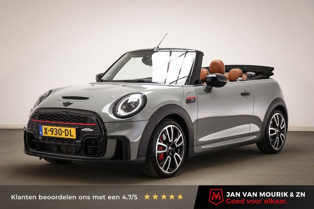 Mini Mini Cabrio 2.0 John Cooper Works JCW Pack | DRIVING AS, Auto's, Mini, 1998 cc, Gebruikt, 4 stoelen, Automatische klimaatregeling