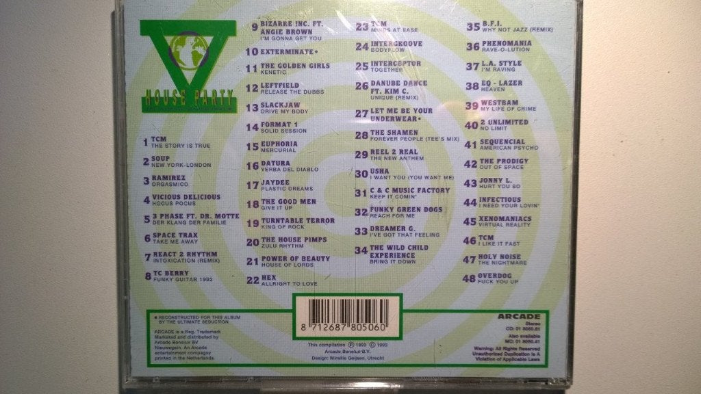 House Party V (The Ultimate Megamix Part V), Ophalen of Verzenden, Zo goed als nieuw, Techno, Album