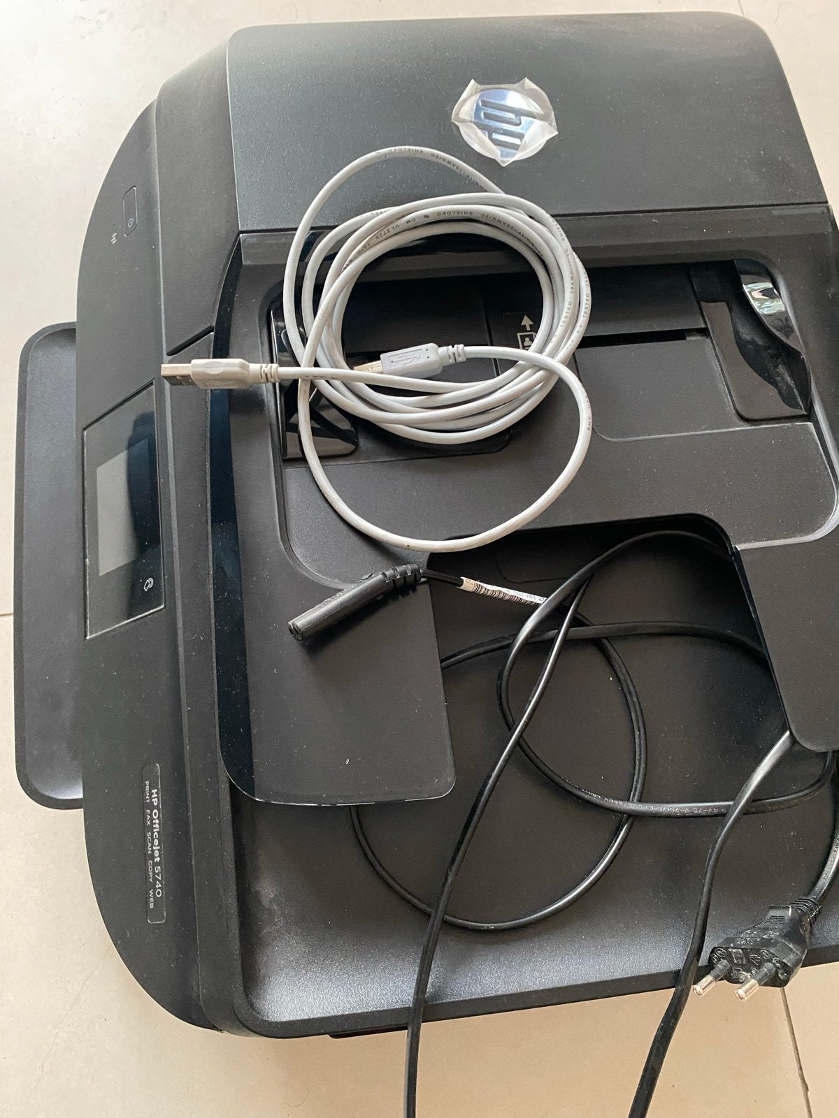 HP OfficeJet 5740 All-in-One Printer, Ophalen, Gebruikt, Faxen, Inkjetprinter