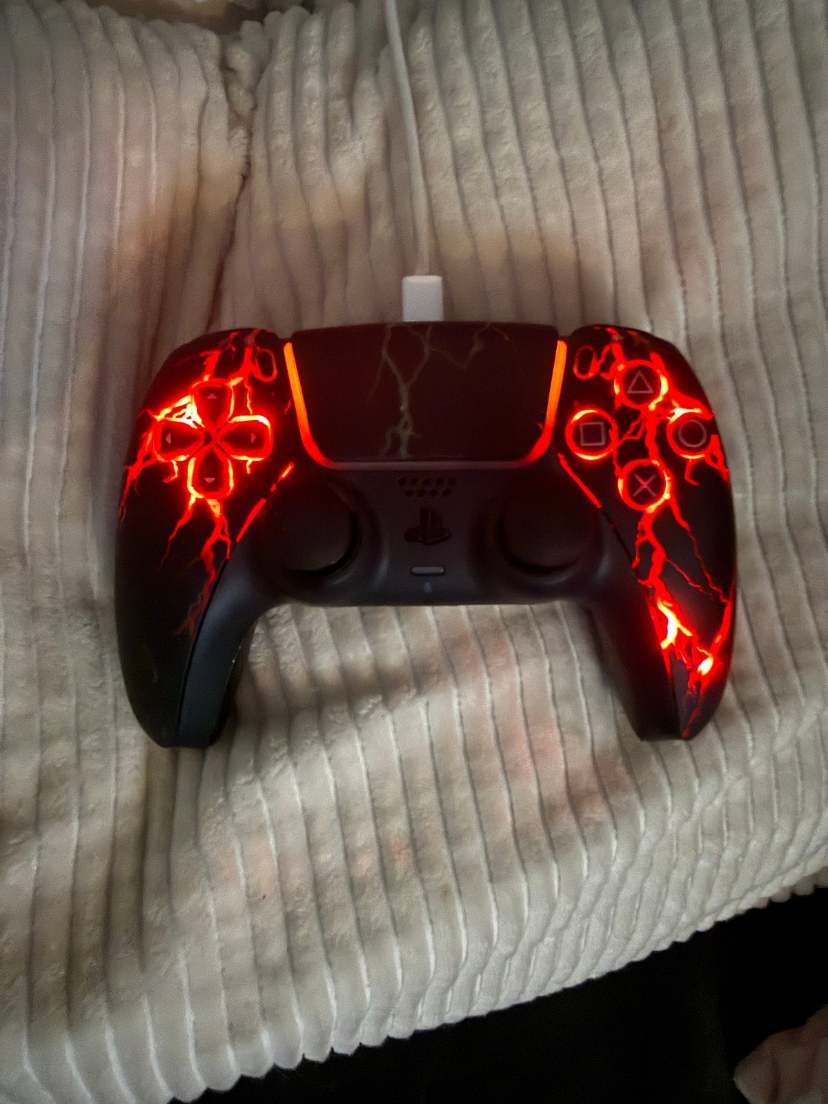 Gemodde PS5 DualSense Controller – RGB + 4 Back Buttons, Ophalen of Verzenden, Gebruikt
