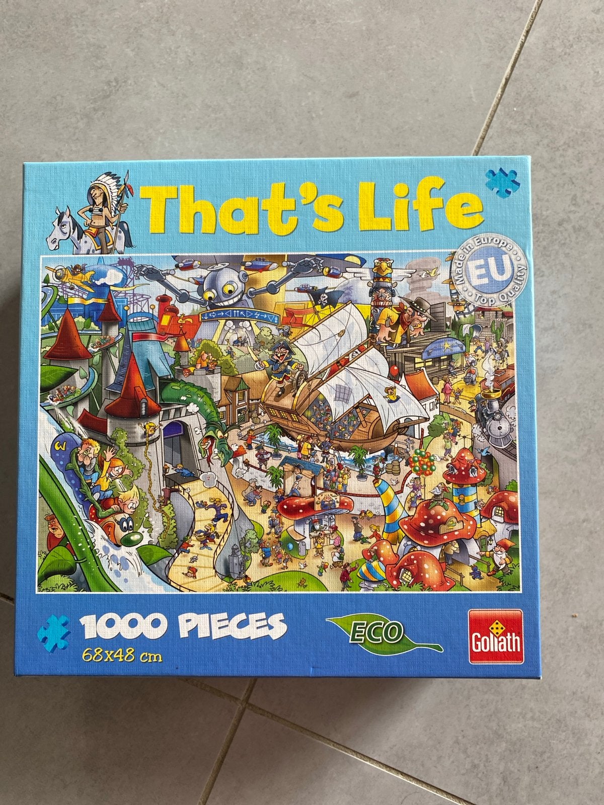 Goliath That's Life Legpuzzel 1000 stukjes, Ophalen of Verzenden, 500 t/m 1500 stukjes, Zo goed als nieuw, Legpuzzel