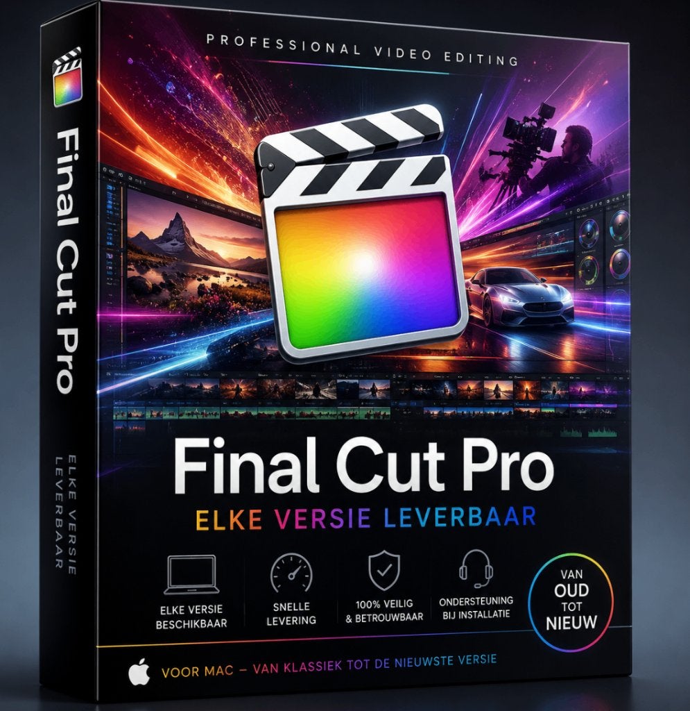 Final Cut Pro Elke versie Leverbaar, Computers en Software, Ophalen, Nieuw, MacOS