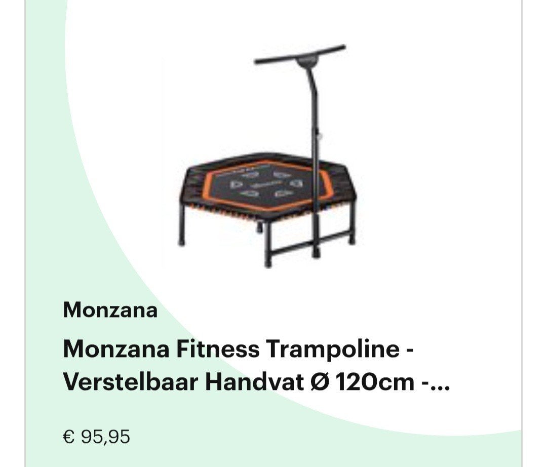 Trampoline (zonder stang) 120cm ZGAN, Kinderen en Baby's, Speelgoed | Buiten | Trampolines, Ophalen, Zo goed als nieuw