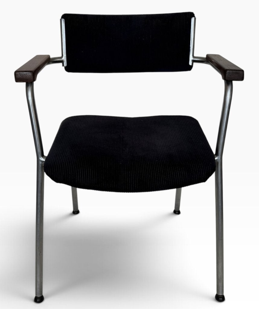 763. Gispen stoel , model 1235 – ca. 1960, Huis en Inrichting, Ophalen of Verzenden, Gebruikt, Blauw, Eén