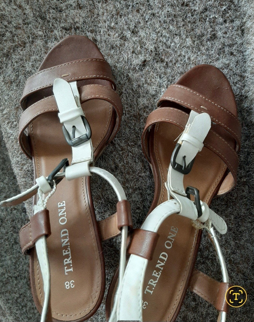Sandalen met hak - Trend One - Maat 38, Ophalen of Verzenden
