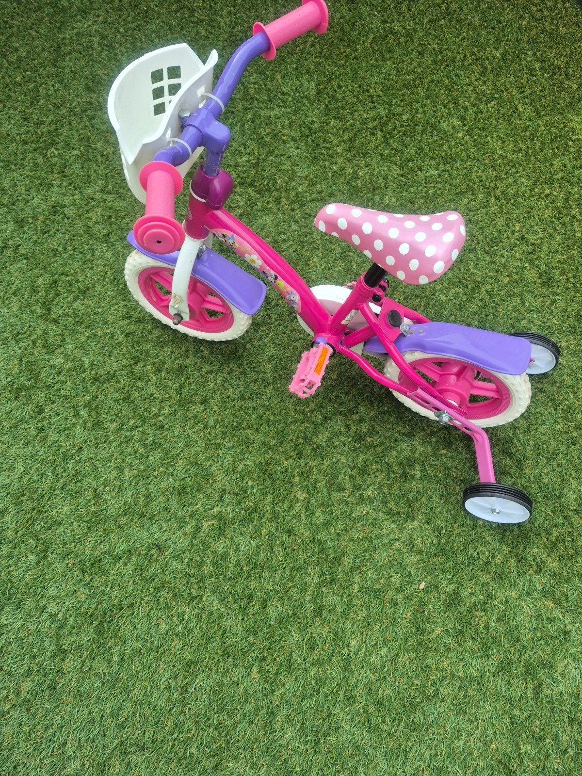 Minnie Mouse kinderfiets met zijwieltjes, Fietsen en Brommers, Fietsen | Kinderfietsjes, Ophalen, Minder dan 16 inch, Zijwieltjes
