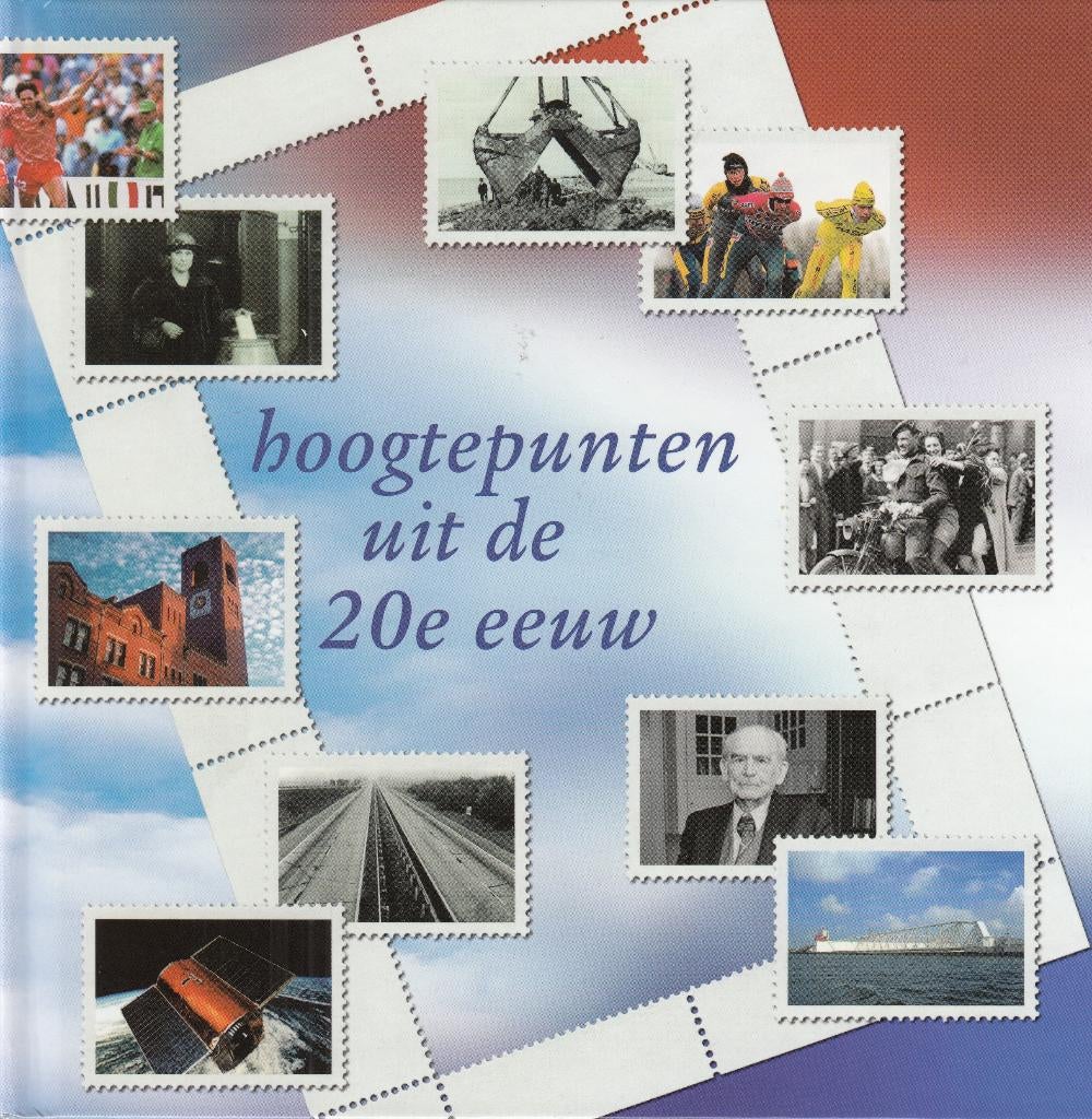 Nederland- 1999- Hoogtepunten uit 20e Eeuw- Boek + 1 Blok +, Verzenden, Na 1940, Postfris