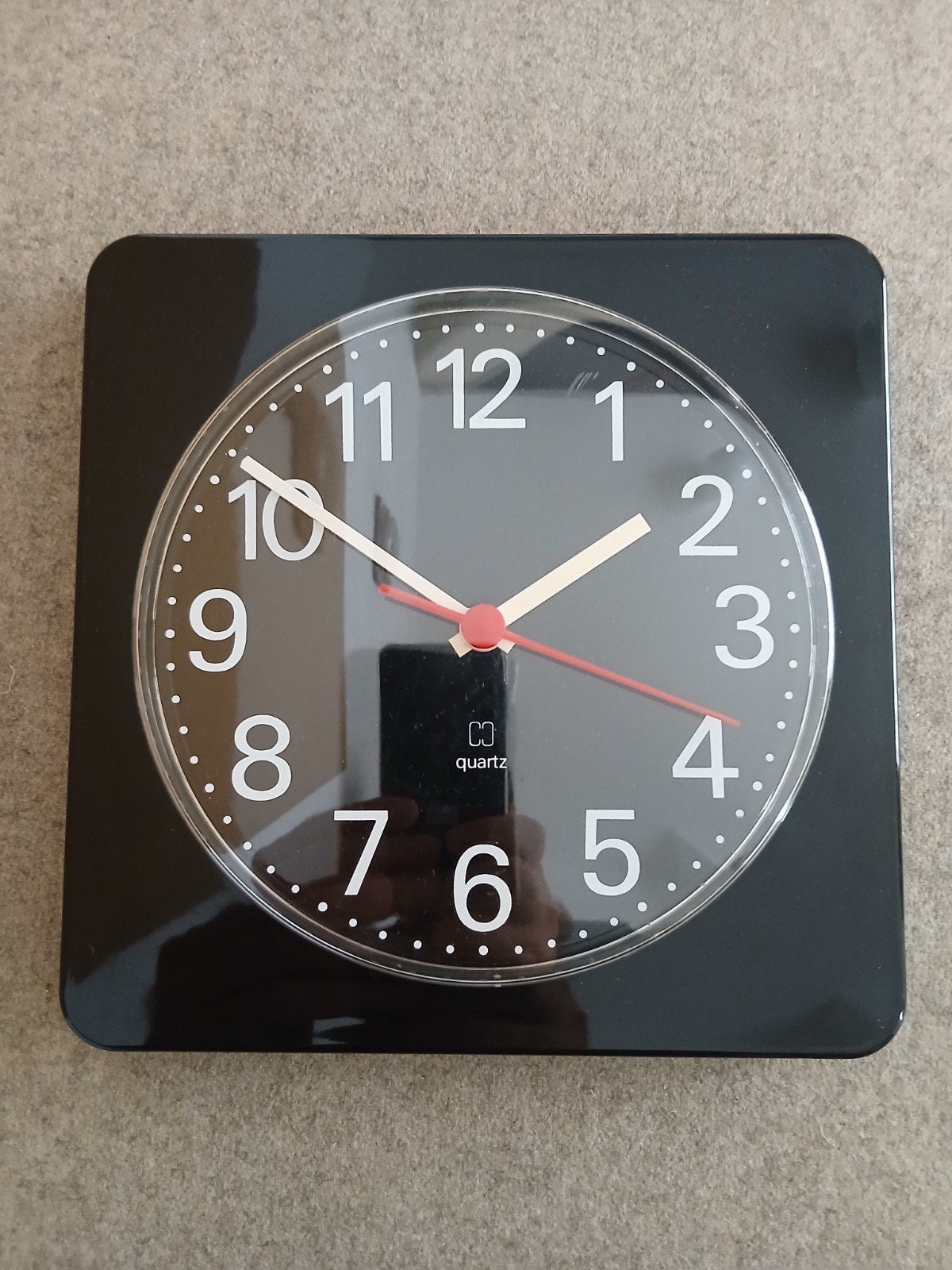 vintage Hema wandklok - Junghans uurwerk, Ophalen of Verzenden