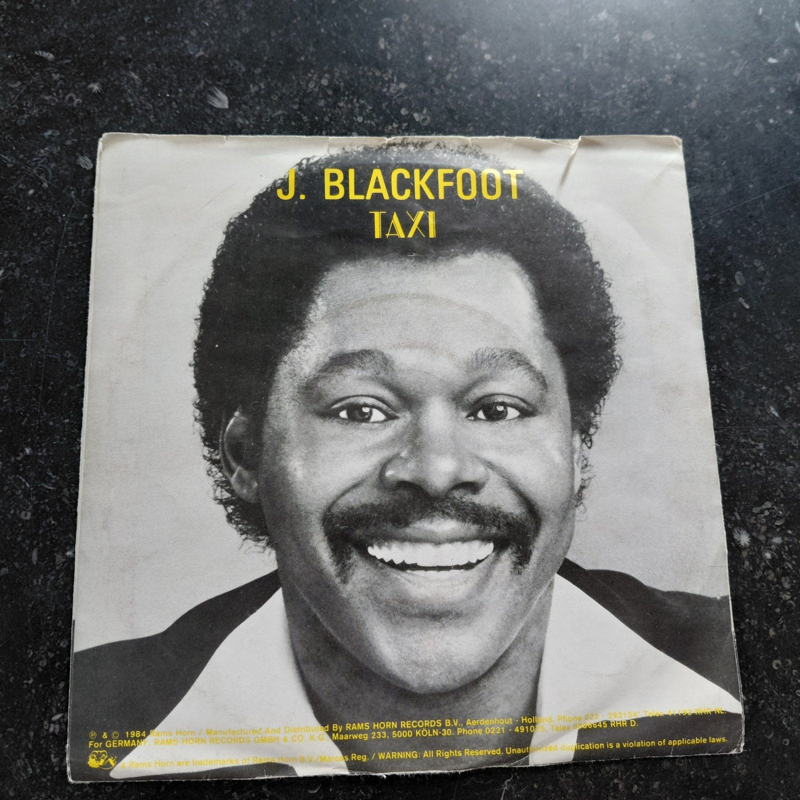 J. Blackfoot - Taxi (Vinyl Single), Gebruikt, 7 inch, Ophalen of Verzenden, EP