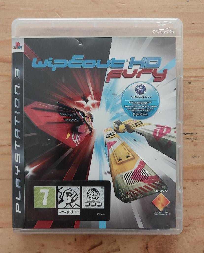 WipeOut HD Fury PS3 Playstation 3, Spelcomputers en Games, Games | Sony PlayStation 3, Racen en Vliegen, 2 spelers, Ophalen of Verzenden