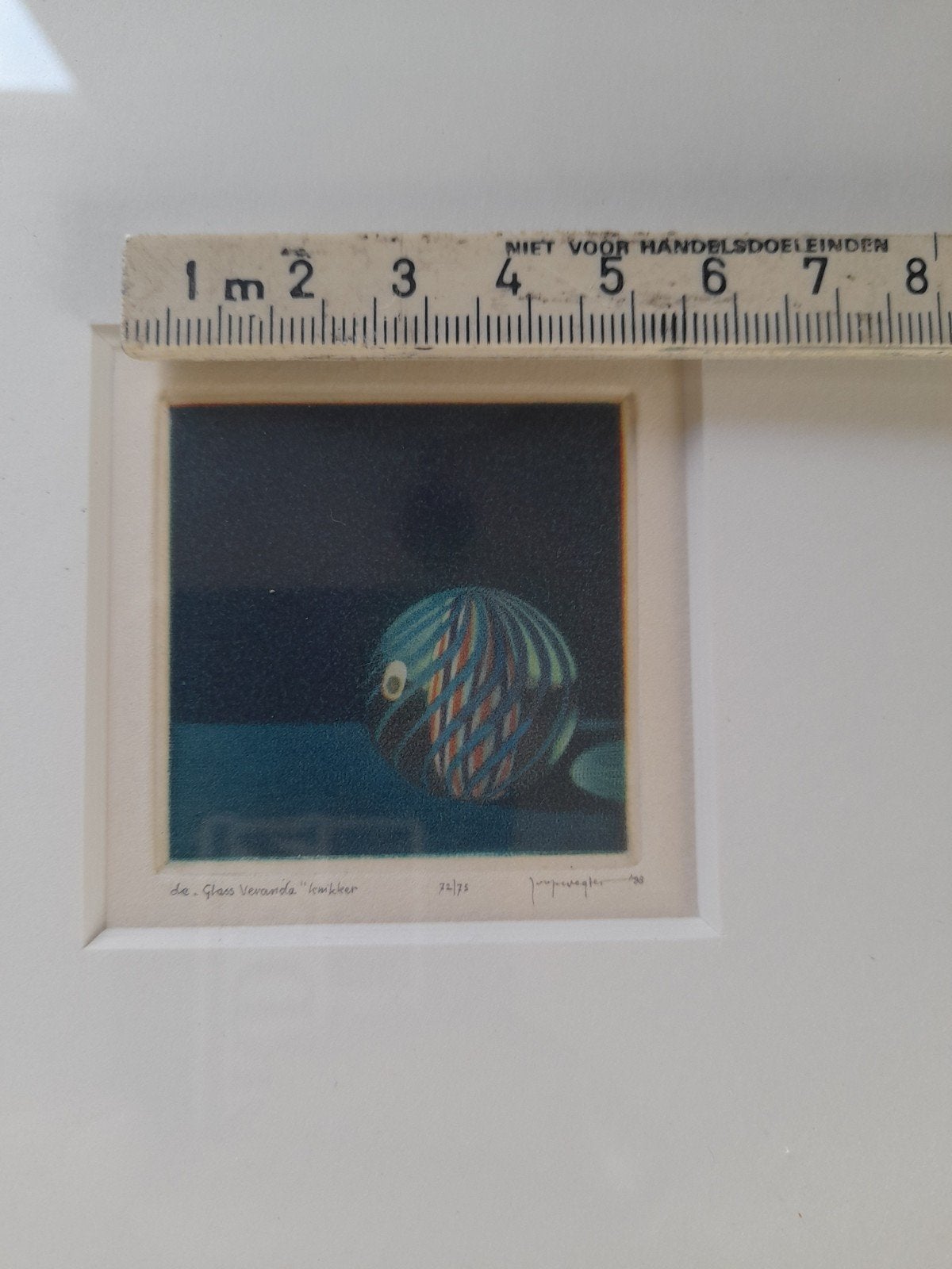 knikker mezzotint, Ophalen of Verzenden
