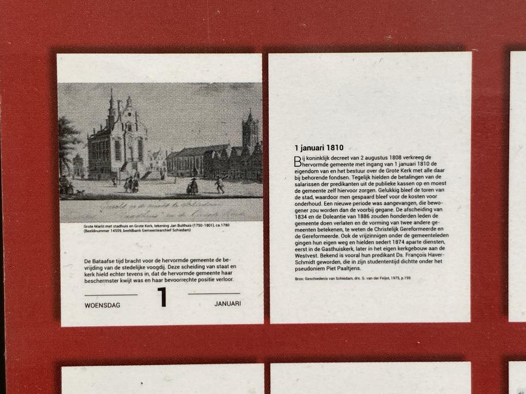 Schiedamse historische scheurkalender 2025, Ophalen of Verzenden, Nieuw