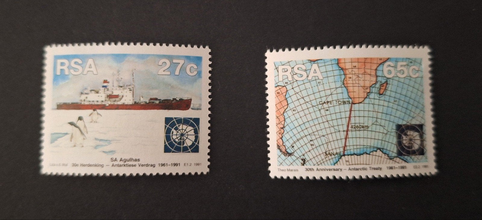 ZUID-AFRIKA ** - SERIE Antartica **, Postzegels en Munten, Postzegels | Afrika, Ophalen of Verzenden, Zuid-Afrika, Postfris