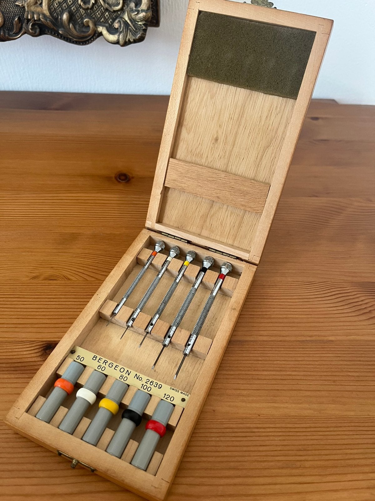 Bergeon schroevendraaierset 2639 horloge gereedschap, Ophalen of Verzenden