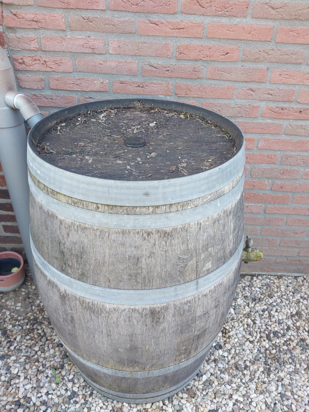 Vat / regenton., 150 liter of meer, Ophalen