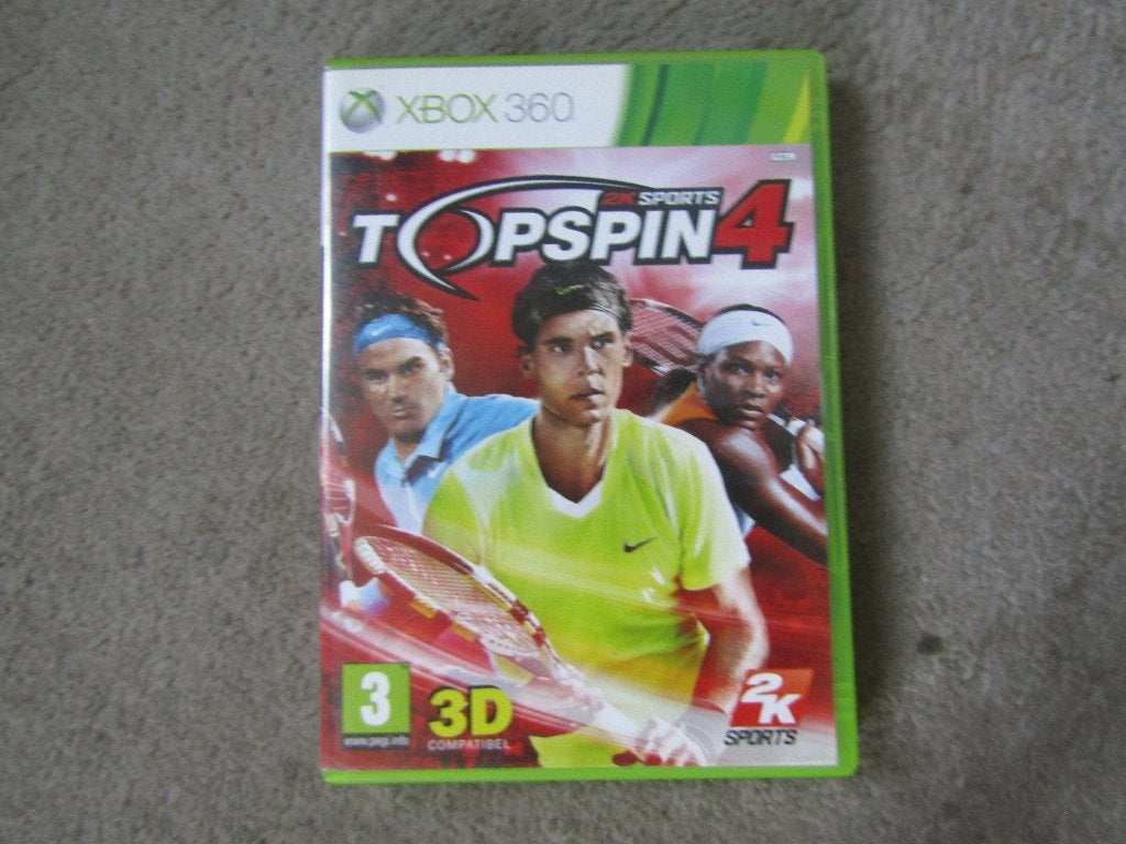 Xbox spel: 2K sports Topspin 4, Gebruikt, 1 speler, Ophalen of Verzenden, Vanaf 3 jaar