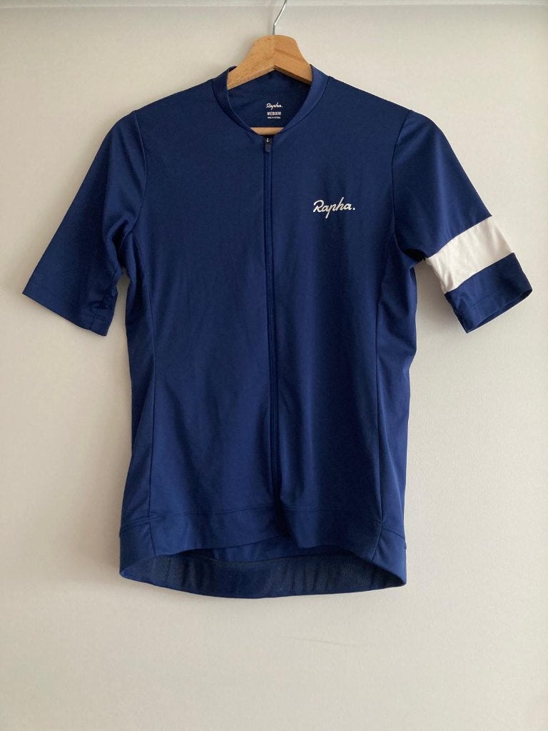 Rapha Core Fietsshirt Dames - Maat M - Navy Blauw, M, Ophalen of Verzenden, Zo goed als nieuw, Dames