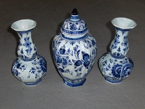 Delfts blauwe kast set, Ophalen of Verzenden