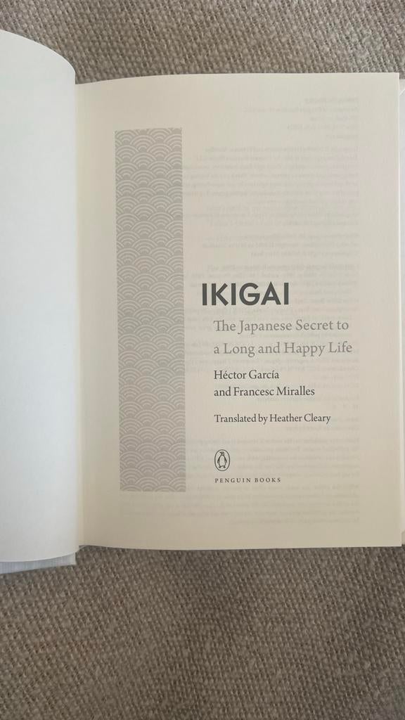 Ikigai: Het Japanse geheim voor een lang en gelukkig leven, Boeken, Ophalen of Verzenden, Zo goed als nieuw