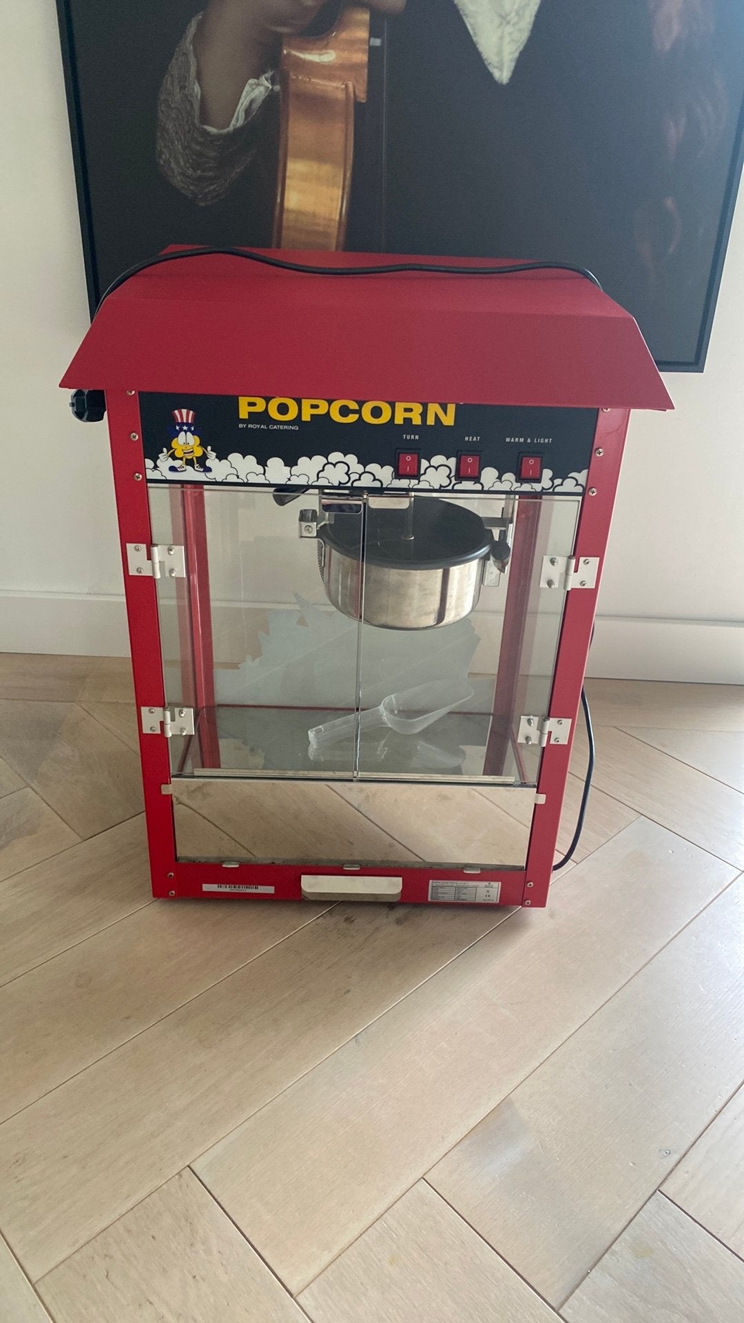 Popcornmachine 3x gebruikt, Ophalen, Zo goed als nieuw, Overige