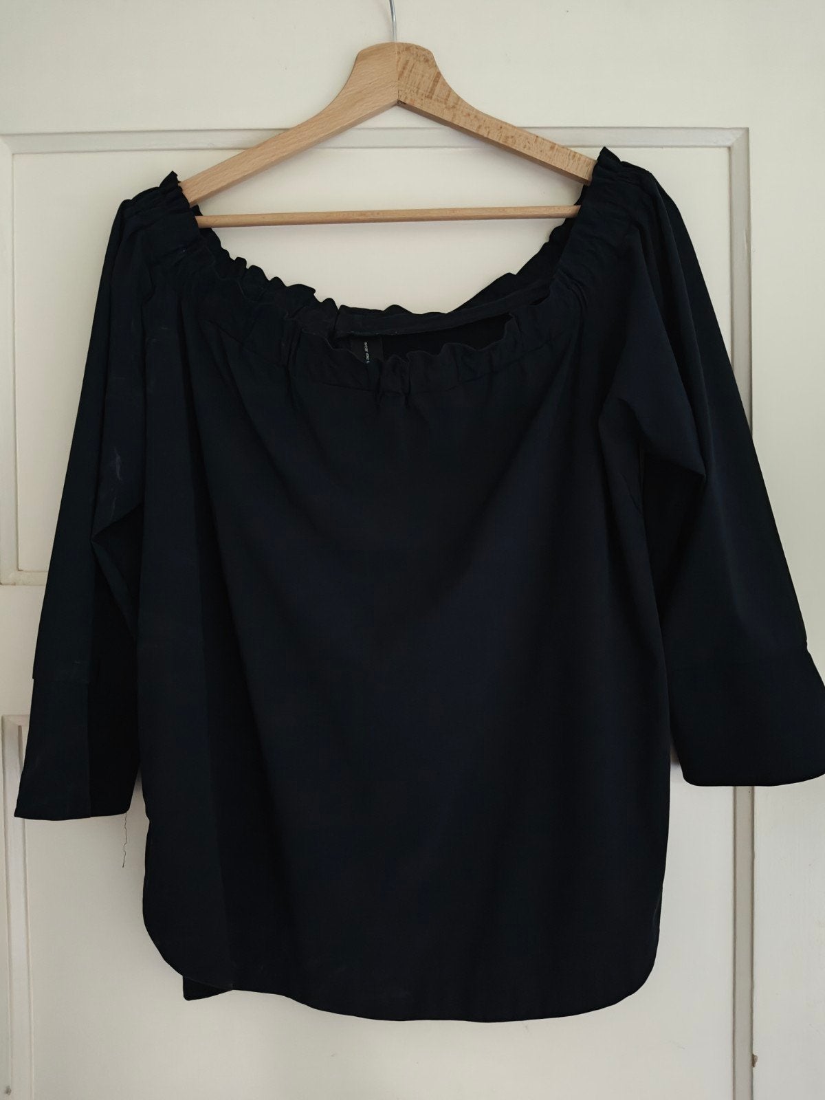 Jane Lushka off shoulder donkerblauwe top blouse shirt XXL, Kleding | Dames, Blauw, Maat 46/48 (XL) of groter, Ophalen of Verzenden