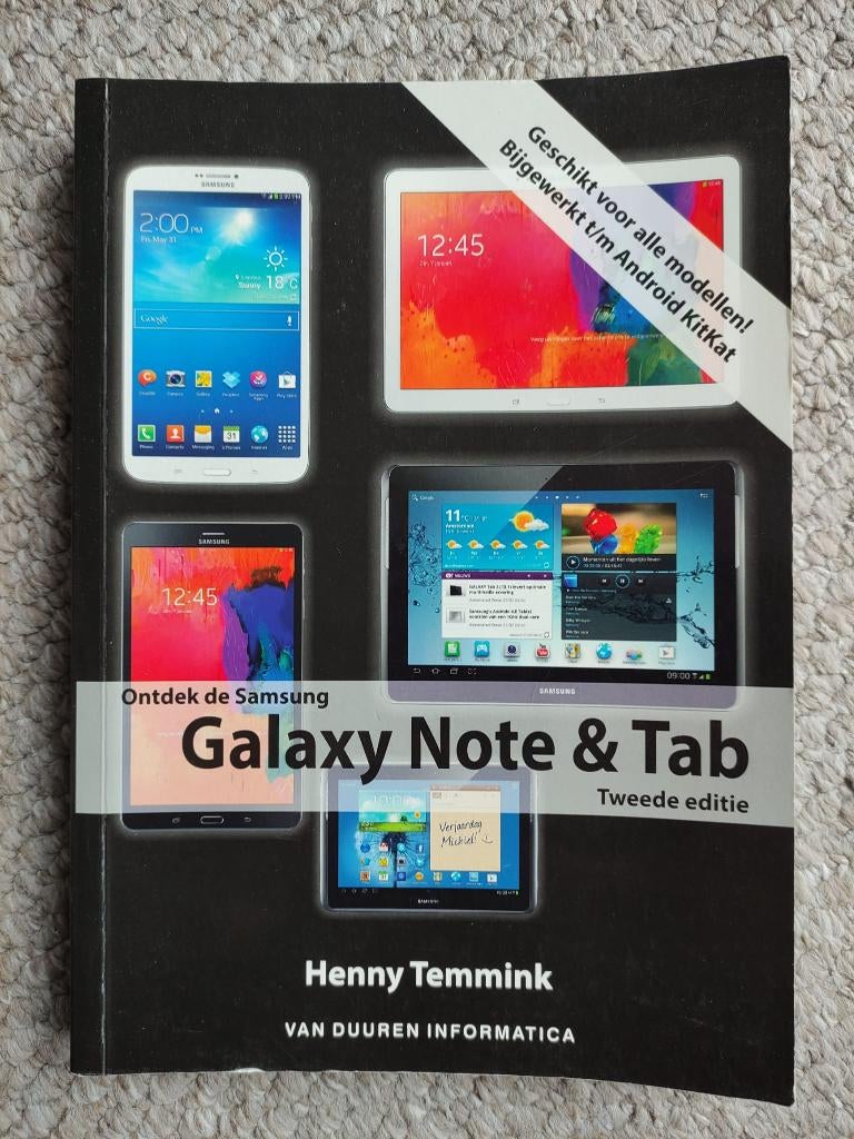 Galaxy Note & Tab in nette staat, Boeken, Informatica en Computer, Ophalen of Verzenden, Zo goed als nieuw, Internet of Webdesign