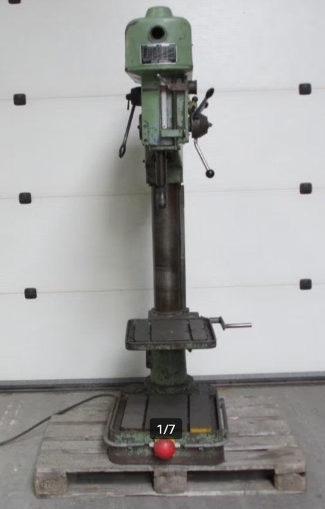 kolomboormachine Gillardon GSB32B met automatische voeding, Doe-het-zelf en Verbouw, Gereedschap | Boormachines, Ophalen, Gebruikt