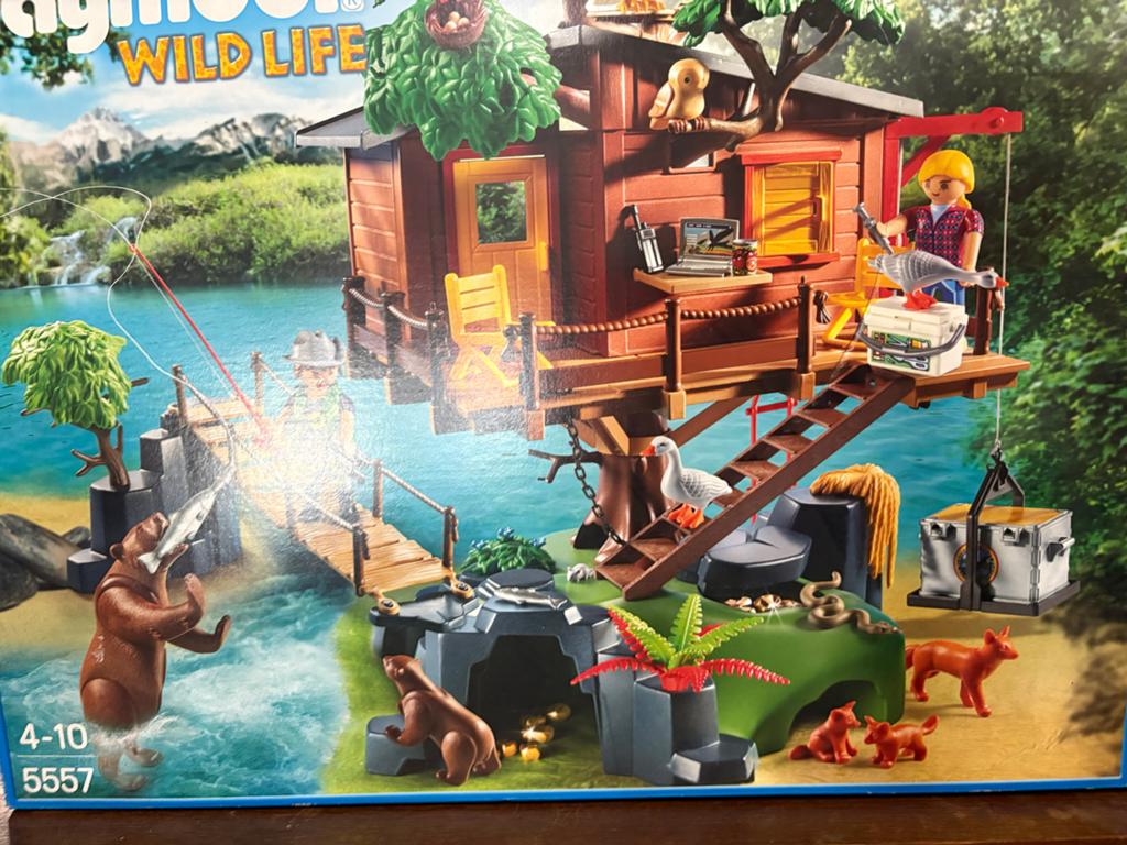Playmobil Boomhut (5557) met veel accessoires, Ophalen, Gebruikt, Overige typen