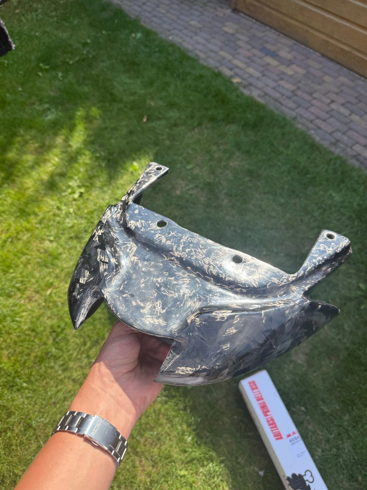 Forged carbon piaggio zip sp spoiler!, Ophalen of Verzenden, Gebruikt