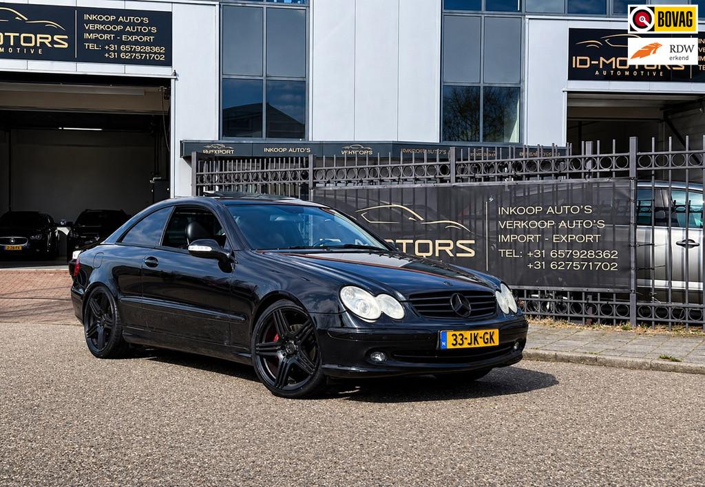 Mercedes-Benz CLK-klasse Coupé 320 Elegance SPORT EDITION N, Auto's, Automaat, Achterwielaandrijving, Gebruikt, Zwart