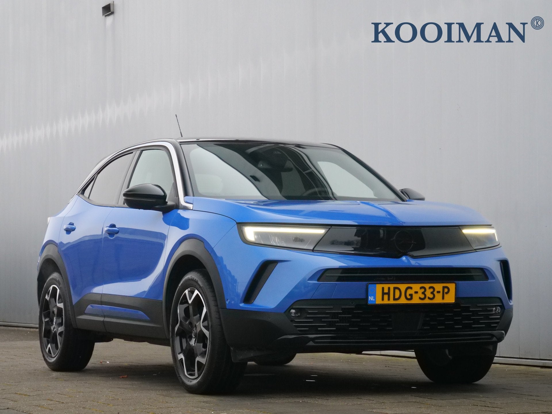 Opel Mokka 1.2 Turbo 130pk Ultimate Automaat Navigatie / LED, 1195 kg, 1199 cc, Blauw, Leder en Stof