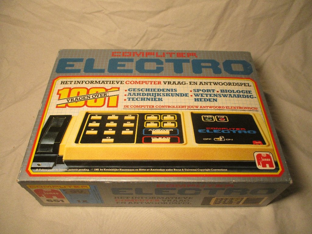 computer Electro spel Jumbo jaren 70-80, Verzamelen, Ophalen of Verzenden