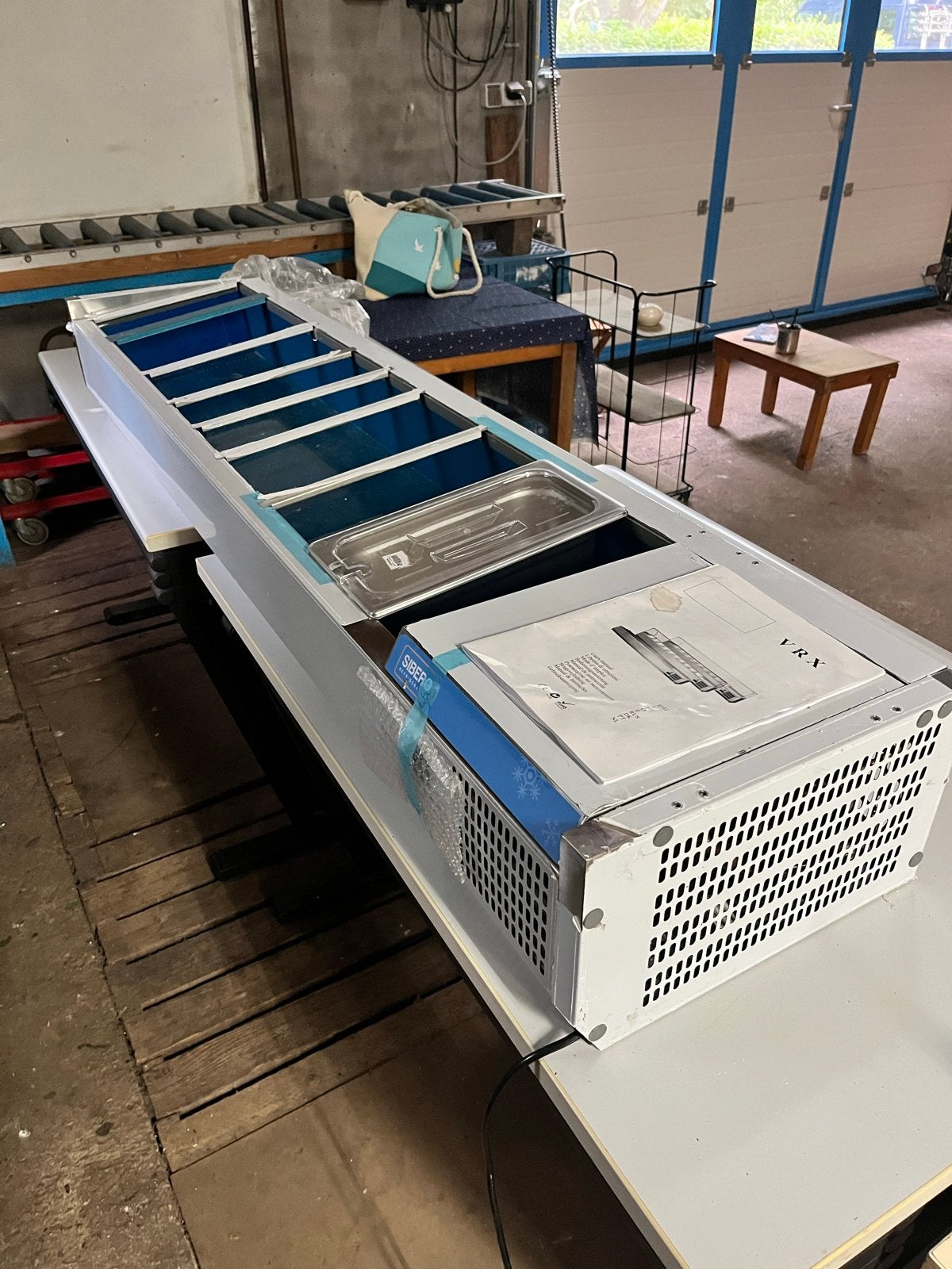 Sibero Opzetkoelvitrine Saladebar SIB1800/380-FG, Ophalen, Nieuw zonder verpakking, Koelen en Vriezen