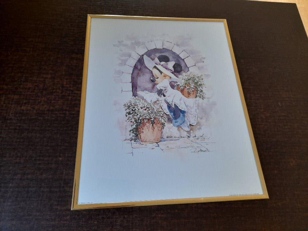 Disney schilderij Minnie, Verzamelen, Ophalen, Overige figuren, Zo goed als nieuw, Plaatje of Poster