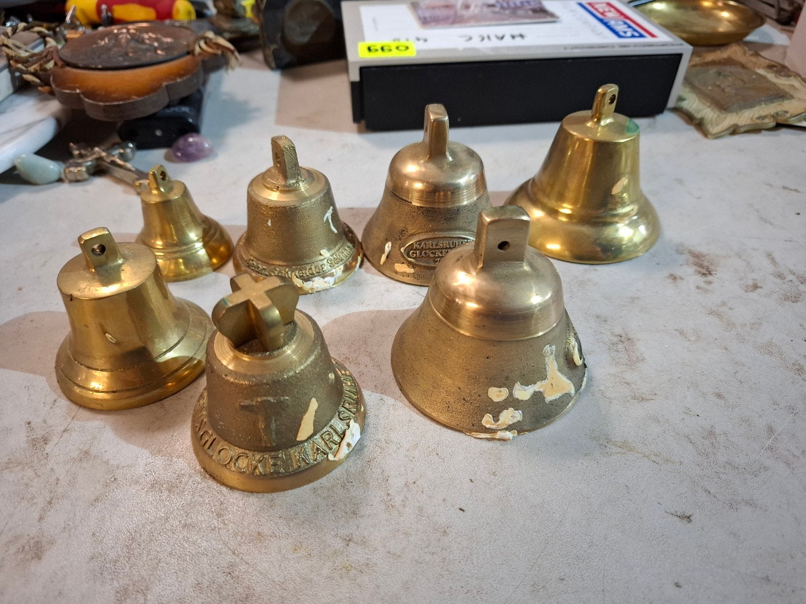 Diverse collectie messing bellen - Vintage en uniek, Ophalen
